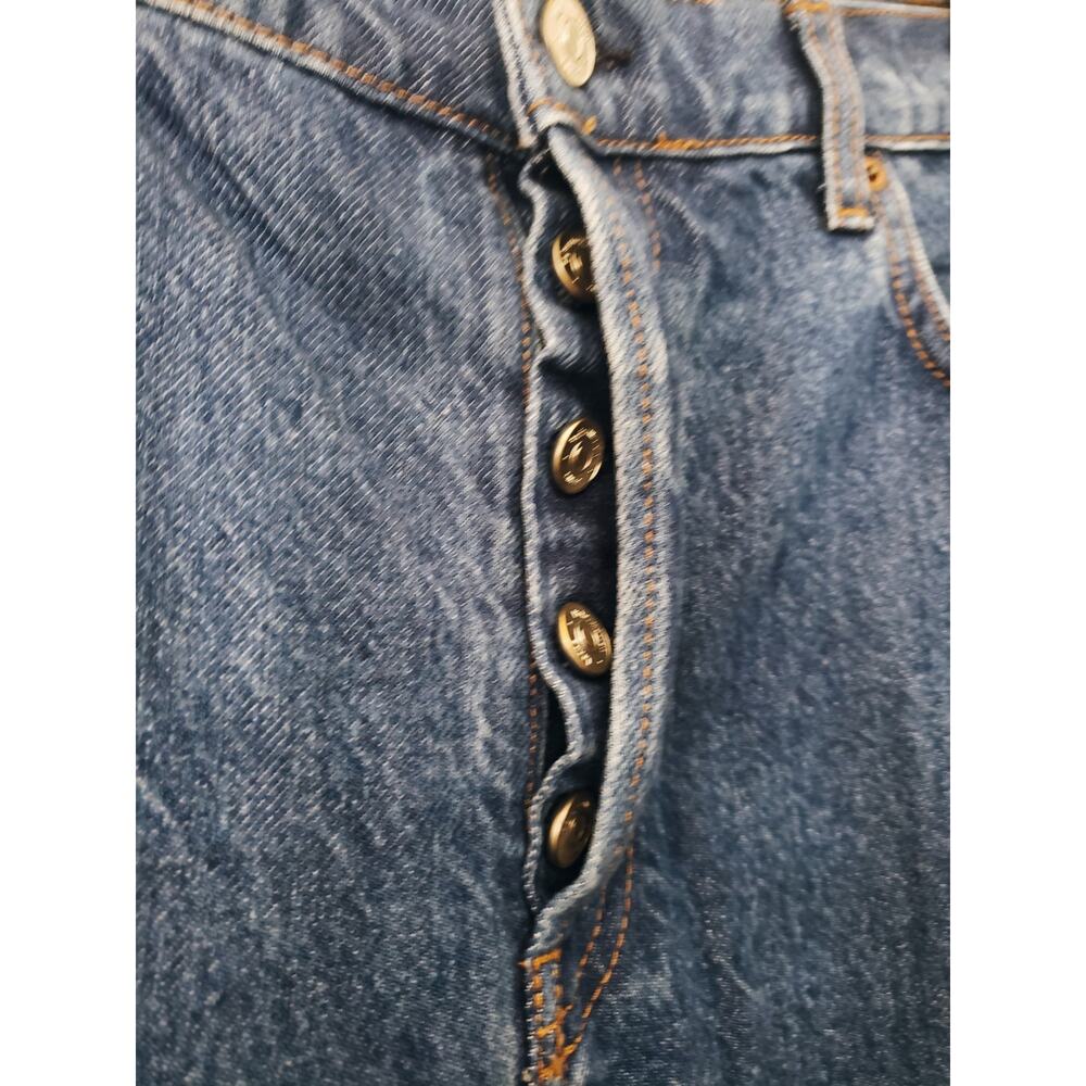 Reformation Jeans Cynthia High Rise Straight Long Jean Size 31 - Picture 8 of 11